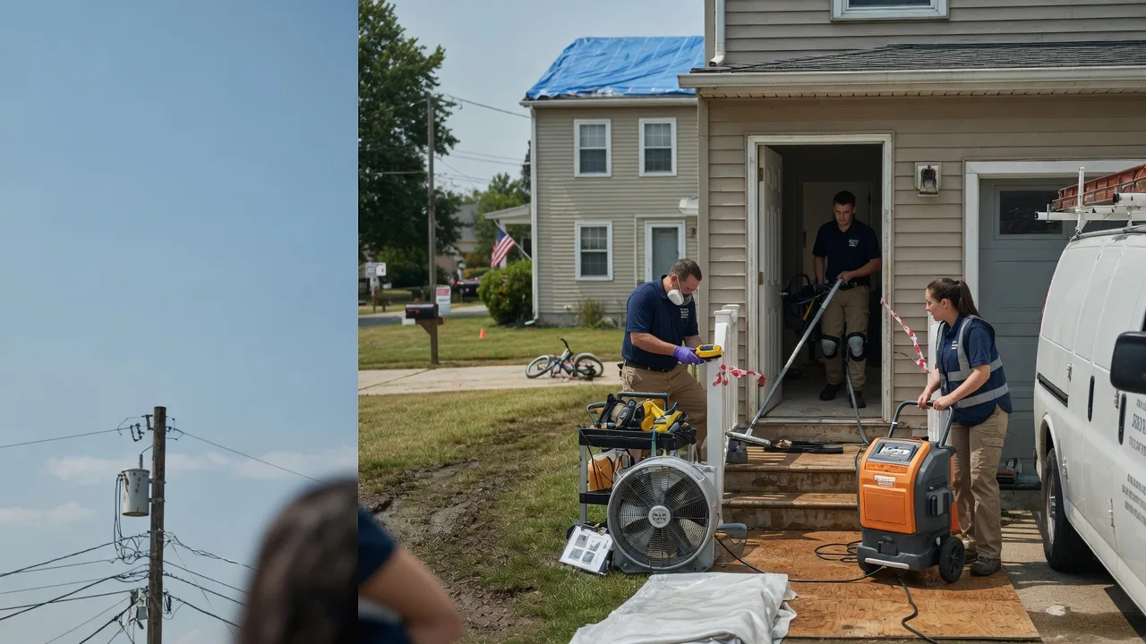 Water Damage Repair in Leonidas, MI near me